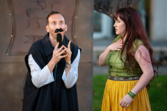 Adam Roper, Sarah Aldrich. The Comedy of Errors (Experience Theatre ProjectCasey Campbell Photography.