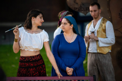 Leslie Viemeister, Bobbi Kaye Kupfner, Adam Roper. The Comedy of Errors (Experience Theatre ProjectCasey Campbell Photography.